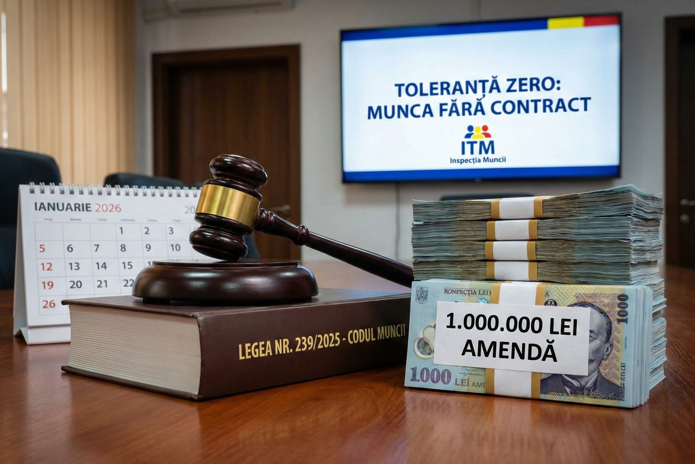 Amenda munca fara contract 2026