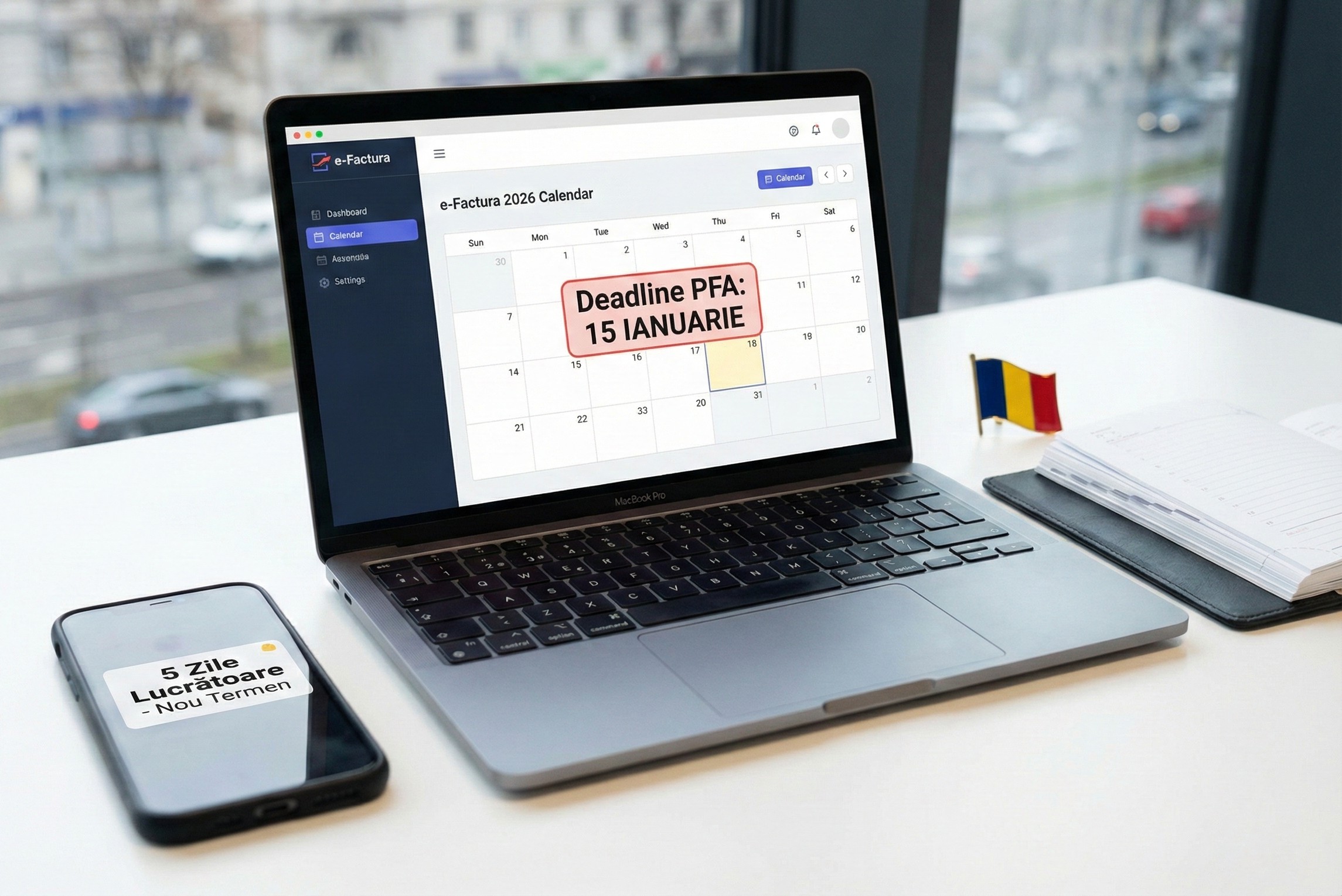 Calendar e-Factura 2026